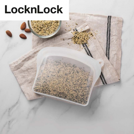 락앤락 프리미엄 실리콘 지퍼백 1.2L LL-100