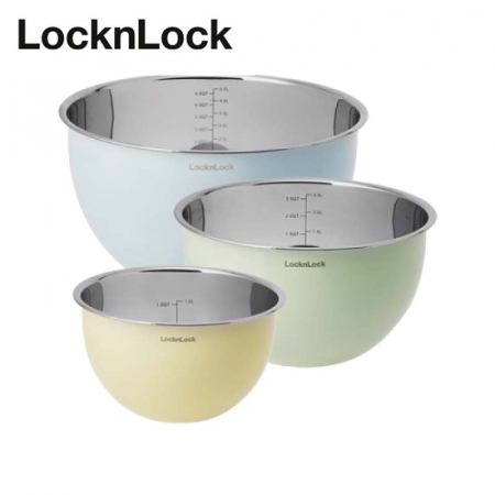 락앤락 컬러 스텐 믹싱볼 3P LL-91 #2