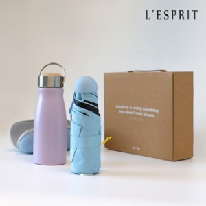 레스쁘리 스페셜 텀블러세트 Z (마카롱 우산+밀크우드 텀블러)