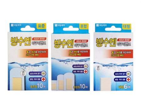 방수엔 아쿠아밴드 표준,혼합,대형(선택1) #2