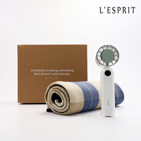 레스쁘리 스페셜 선풍기세트 E (지니큐 미니 선풍기+담요) #2