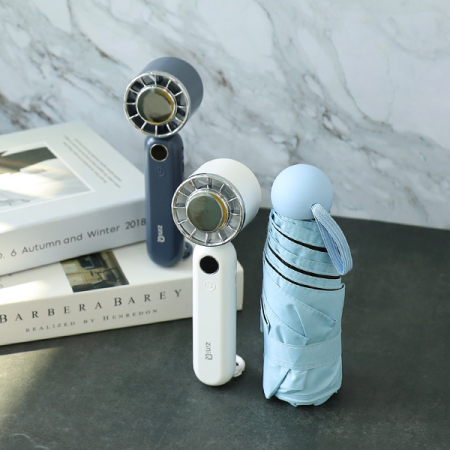 레스쁘리 스페셜 선풍기세트 C (지니큐 미니 선풍기+마카롱 우산) #3