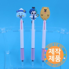 pvc캐릭터 파스텔 3색볼펜 // 주문제작