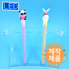 pvc캐릭터 파스텔 LED볼펜 // 주문제작
