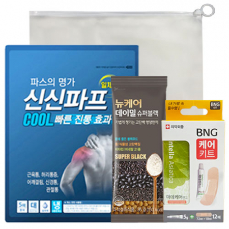건강돌봄키트 3종 신신파프, 슈퍼쿨파스 뉴케어분말 마데케어밴드세트 he012 #2