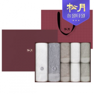 송월 호텔컬렉션 클래식68 바스타올 + 세면타올 8P 고급 선물세트