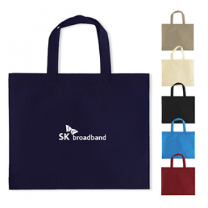 부직포가방 스탠드 가로형 W3 450x400x100 // 로고인쇄