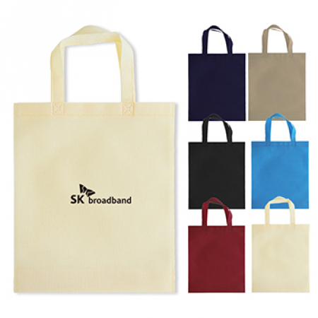 부직포가방 스탠드 세로형 H5 350x400x85 // 로고인쇄