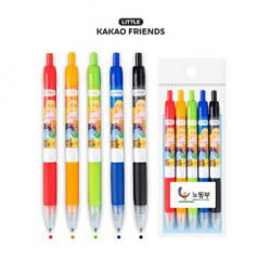 카카오 LF 러블리 스마트 중성펜 5P세트 0.48mm