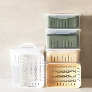 노르딕 포텐셜 BPA FREE 물빠짐 항균 밀폐용기 세트