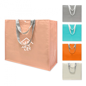 바닥보강O 타포린 시장가방 방수 캠핑가방 특대형 500x450x230 // 로고인쇄