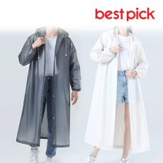 베스트픽 프리미엄 다회용 EVA 우의