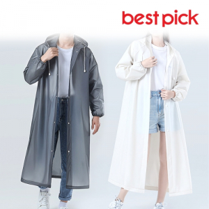 베스트픽 프리미엄 다회용 EVA 우의