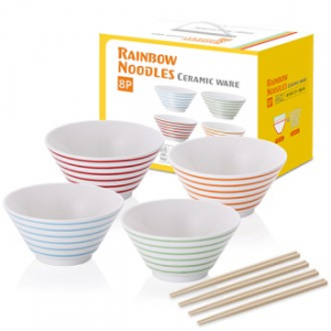 리빙아트 플로벨라 레인보우 면기 8종세트