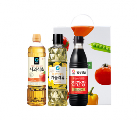 청정원카놀라유 식초 간장 3종 #2