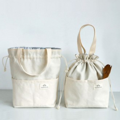 C027 네추럴버킷 보냉백 도시락가방 보온 보냉가방 주문제작 인쇄