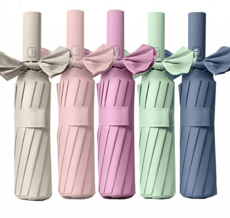 8k12k 3단 마카롱 자동 우산 자동우산 자외선차단 원터치 선물 심플 행사품 사은품 #2