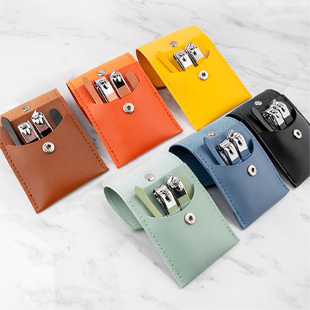 실버링 가죽포켓 휴대용 네일케어 4종세트 #2