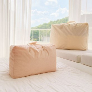 컴포터 린넨 패블릭 방수 이불가방 특대형