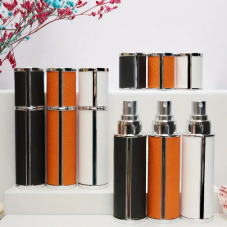 833 고급 가죽 스프레이 휴대용 향수 공병 #2