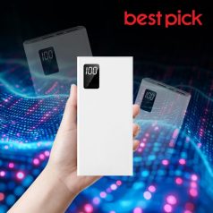 베스트픽 2포트 LED 20000mah 보조배터리