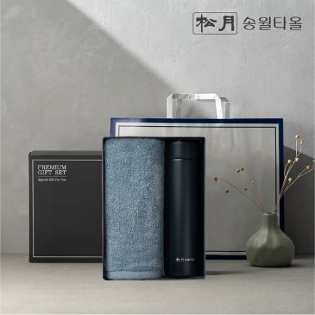[송월타올] LED온도텀블러 선물세트 #3