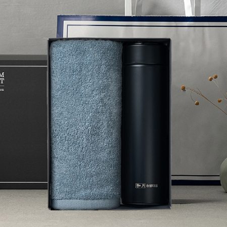 [송월타올] LED온도텀블러 선물세트 #6