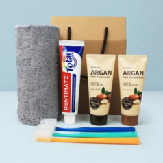 기라로쉬 코마사타올 200g 크리오 덴티메이트 치약150g 미세모칫솔 3개 과일나라 샴푸 세트