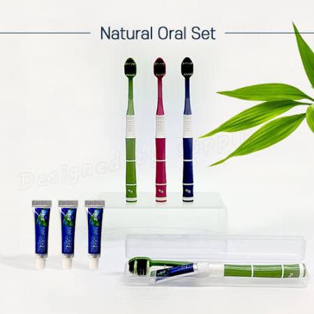 큐빅 죽염광폭LG칫솔 페리오5g 미니케이스 칫솔치약세트 #5