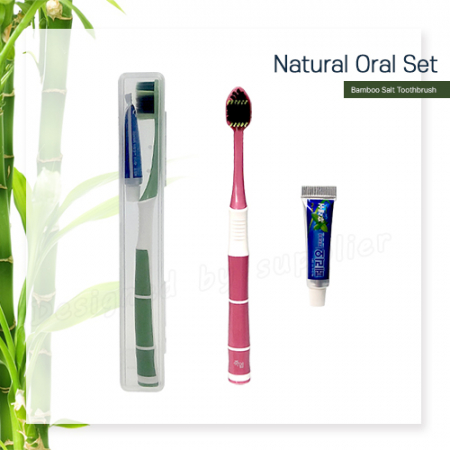 큐빅 죽염광폭LG칫솔 페리오5g 미니케이스 칫솔치약세트 #2