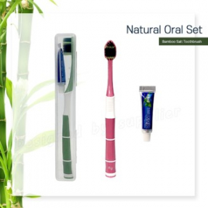 큐빅 죽염광폭LG칫솔 페리오5g 미니케이스 칫솔치약세트