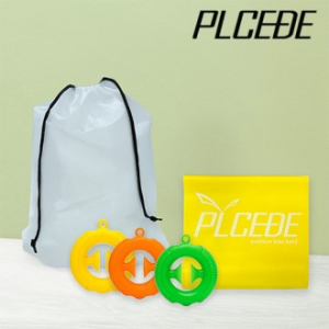 플씨드 사계절 3종 EVA 파우치 B세트 (실리콘 집중력 악력기+라텍스 밴드 옐로우)