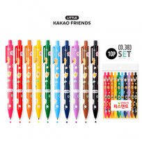 카카오 LF 러블리 슬렌더 중성펜 10P세트(0.38)