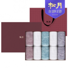 송월 호텔컬렉션 플로우44 타올 10P 고급 선물세트