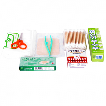 투명 각파우치 구급함세트5호 8종 #6