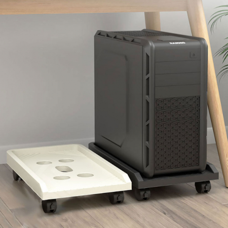 바퀴 달린 컴퓨터 본체 선반 #2