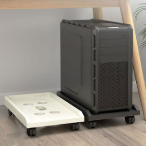 바퀴 달린 컴퓨터 본체 선반