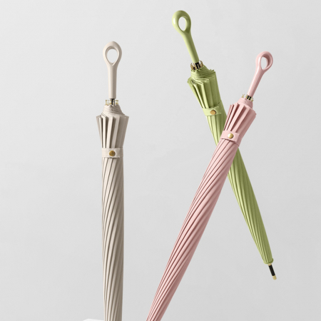 고리형 파스텔 16K 폰지 장우산제작 #2