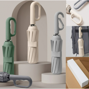 버클형 심플 3단 10k 고리형 우산 자동