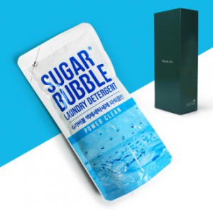 친환경 인증 슈가버블 세탁세제 300ml + 종이케이스