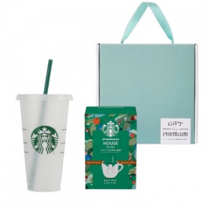 스타벅스 리유저블 콜드컵 709ml + 스타벅스 드립백 커피 기프트세트
