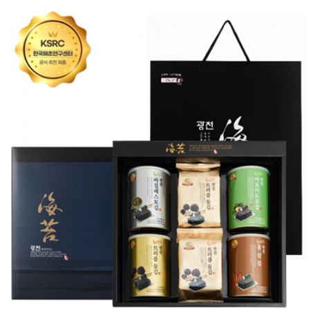 해달음 명품 광천김 선물세트 뉴4캔 #2