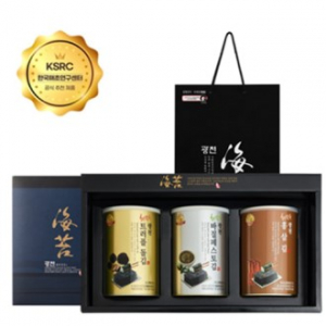 해달음 명품 광천김 선물세트 뉴3캔