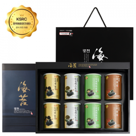 해달음 명품 광천김 선물세트 뉴8캔 #2