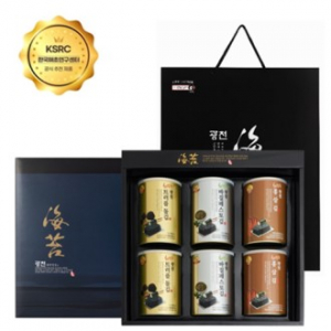 해달음 명품 광천김 선물세트 뉴6캔