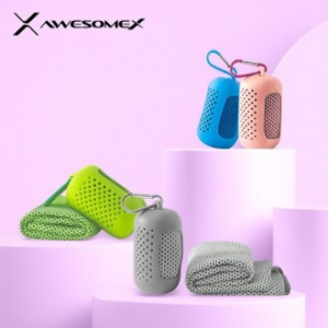 어썸엑스 땅콩 포켓 아이스 쿨링 스포츠타올 // 인쇄배송무료