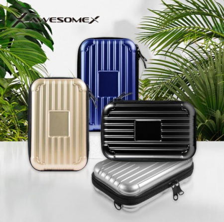 [인쇄배송비무료] 어썸엑스 여행용 미니 크로스백 하드 케이스 케리어 파우치 #2