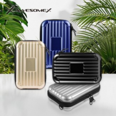 어썸엑스 여행용 미니 크로스백 하드 케이스 케리어 파우치 // 인쇄배송무료