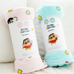 짱구 극세사 담요 여름 겨울 사계절용 귀여운 캐릭터 무릎담요 100x70cm