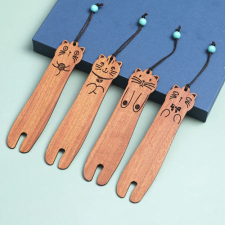 귀여운 캐릭터 나무 북마크 책갈피 #2